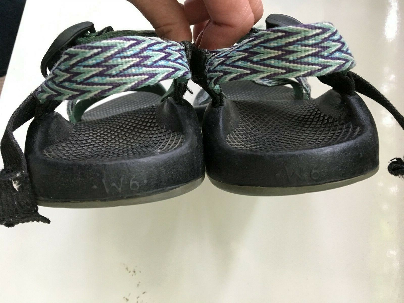 APL Sandali sportivi classici con cinturino Chaco donna Z 1 taglia 6 verde viola