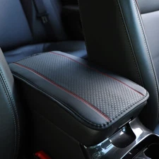 Car Accessories Armrest Cushion Cover Center Console Box Pad Protector Mat Red