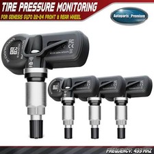 4Pcs 433MHz TPMS Tire Pressure Monitoring Sensor for Genesis GV70 2022 2023 2024