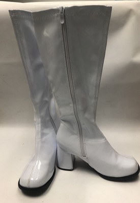 white knee high boots costume