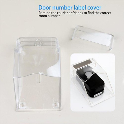 For CACAZI Wireless Doorbell Rain Protective Cover Door Bell Waterproof Outdoor - Picture 2 of 13