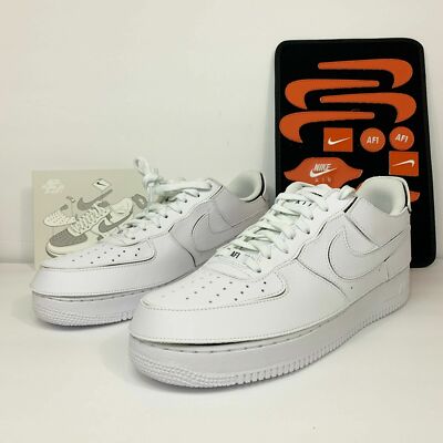 New Nike Air Force 1/1 White/Orange Cosmic Clay US Men 12.5 Women 14 CZ5093-100 | eBay