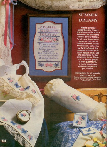 Counted Cross-Stitch Magazine - August 1988 - Pretty Party Dresses - Bild 10 von 12