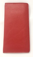 Top quality RED leather Eyeglass / Glasses Slip Case