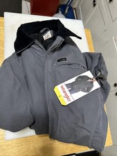 Wrangler Men s Canvas Work Jacket Insulated Quilted Lined, Small Gray NWT