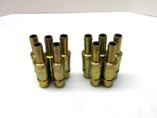LOT OF 10 FOSTER 59-5 QUICK CONNECT COUPLER BARB HOSE AIR PLUG 3/8" X 1/4"