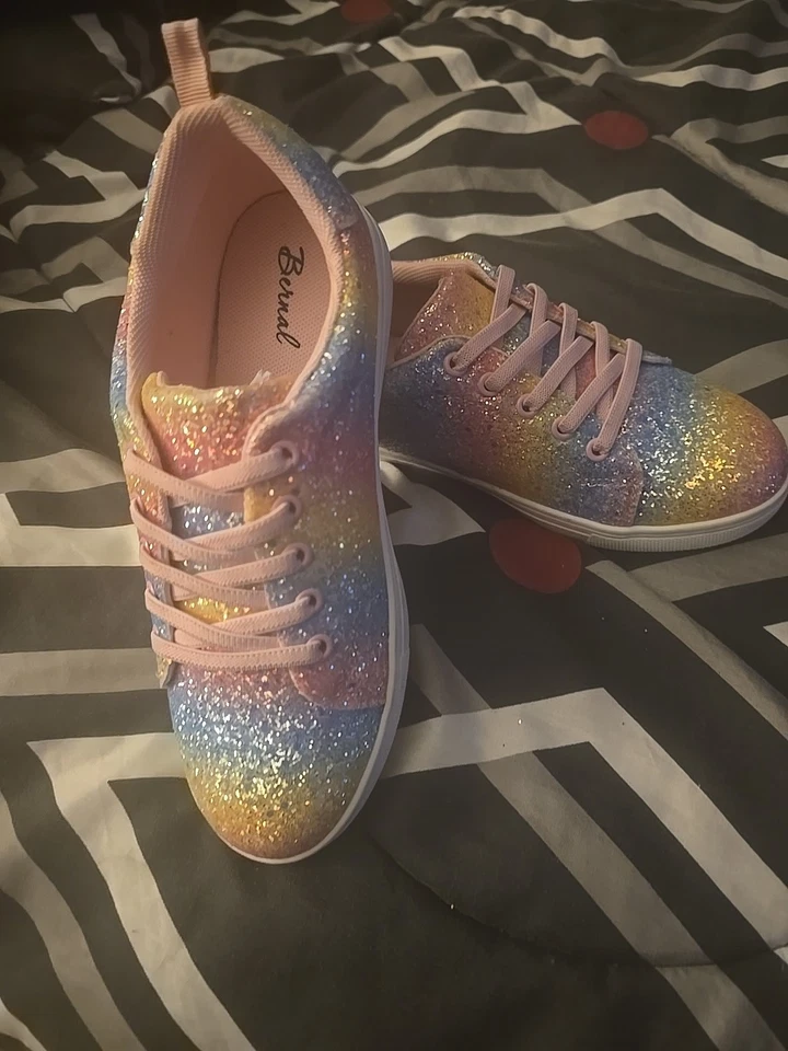 Zapatillas Niños Niñas Talla 3 Por SCELEY RAINBOW COLORES BERNAL Foto 2 de 4