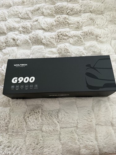 Wolfbox G900 Pro Mirror Dash Cam (Front 4K and Rear 2.5K Cameras)