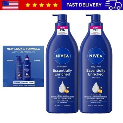 NIVEA Essentially Enriched Body Lotion for Very Dry Skin with Hyaluronic Acid, A
