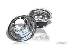 19.5" Universal Truck Lorry Rear Wheel Sleeves Trims Covers 265mm Deep