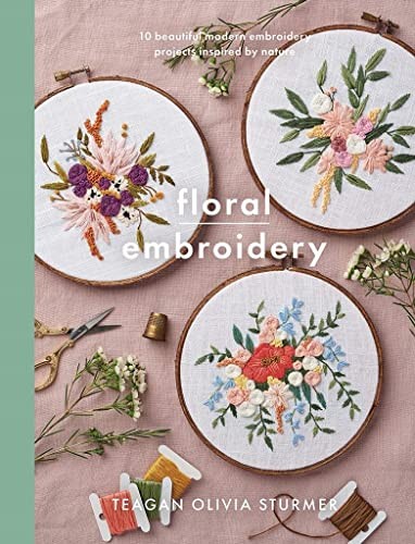 Floral Embroidery: Create 10 beautiful modern embroidery projects inspired by n - Image 8