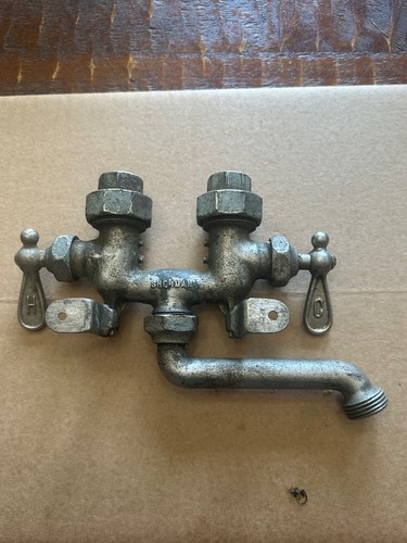 Vintage Sherman Wall Mount Hot Cold Faucet - Bild 8 von 11
