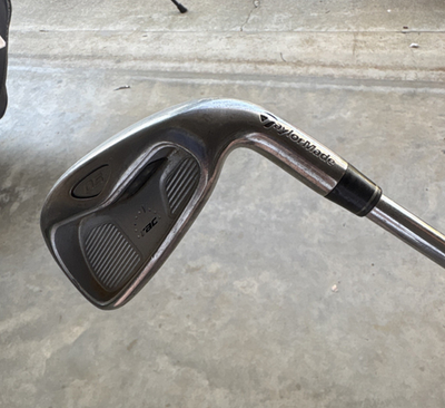 #ad TaylorMade RAC LOA Iron Regular Flex Steel Shaft Right Handed Silver Black Used $19.99