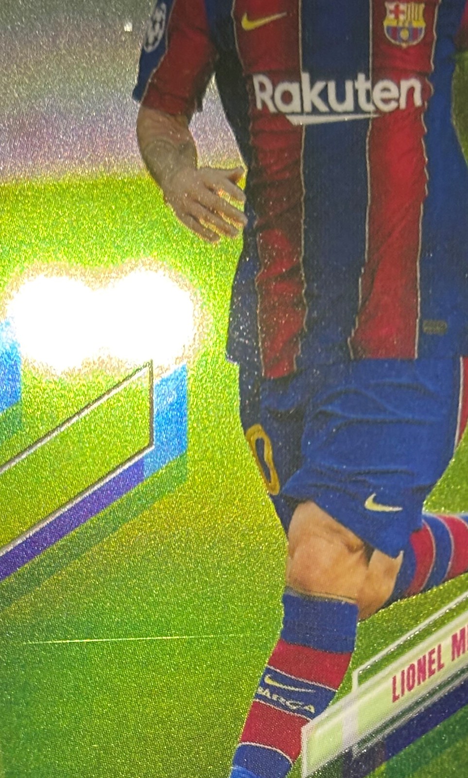 2020-21 Topps Chrome UEFA Champions League Lionel Messi #1 NM view 4