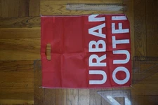 Urban Outfitters Red Reusable Shopping Tote Bag Cutout Handle Promo Retail