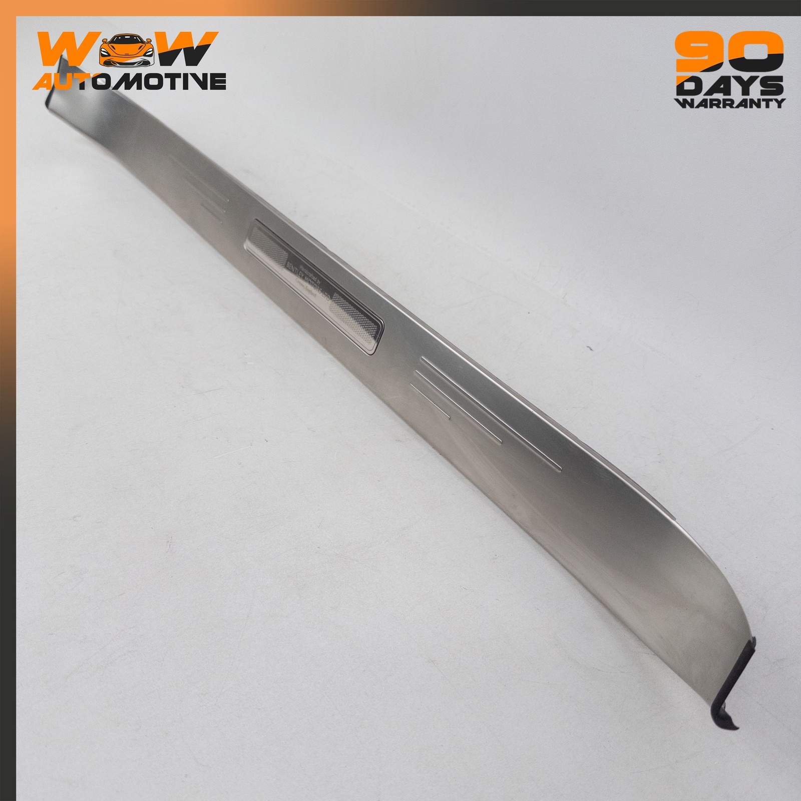 12-17 BENTLEY CONTINENTAL GTC RIGHT PASSENGER SIDE DOOR SILL SCUFF PLATE TRIM OE