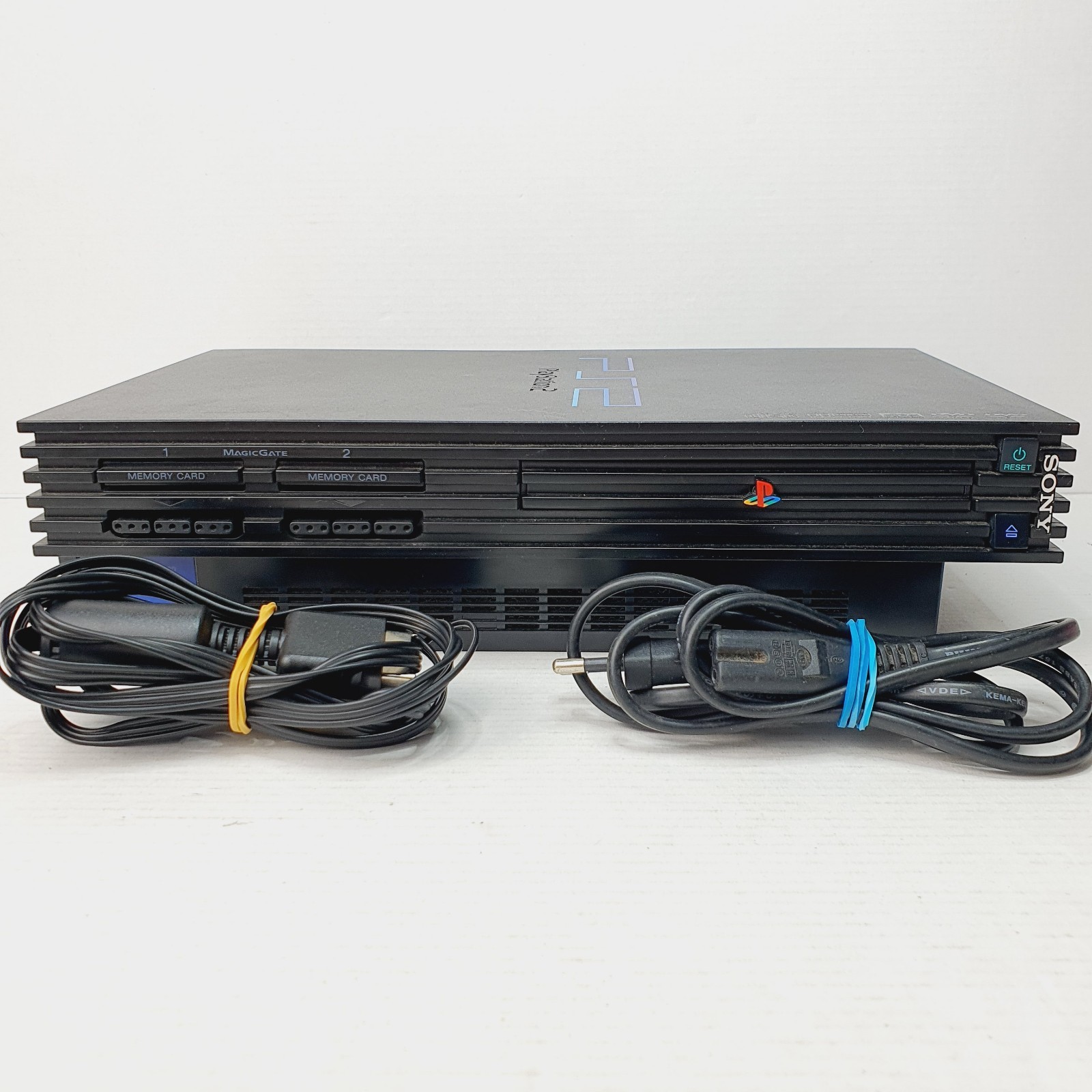 Sony PlayStation 2 PS2 Fat SCPH-39004 Console Testata Solo Corpo Macchina E Cavi