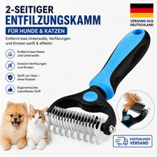 Pet Pro Fellpflege-Werkzeug, doppelseitiger Kamm f&uuml;r Hunde & Katzen, ISKO