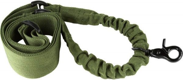 AimSports One Point Bungee Rifle Sling/Green AOPSG