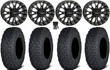 System 3 ST-3 15" Wheels Black 30" Coyote Tires Polaris RZR Turbo S / RS1