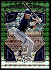 2021 Panini Mosaic Producers Green Christian Yelich Milwaukee Brewers #P5