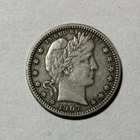 1907 Barber Quarter Nice Original VF++