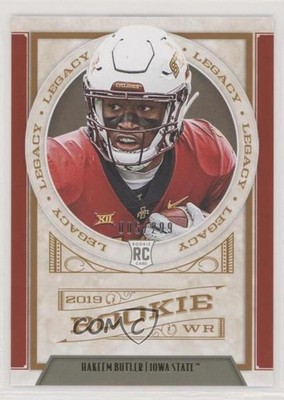 2019 Panini Legacy Rookies Red 5/299 Hakeem Butler #169 Rookie RC 1u6