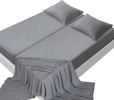 Split King Sheets Sets for Adjustable Bed, 5 Piece Bed Sheets Set Deep Pocket...
