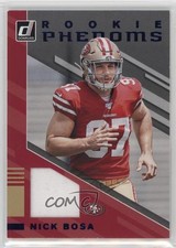2019 Panini Donruss Rookie Phenom Jerseys Blue Nick Bosa #RPJ-18 07x4