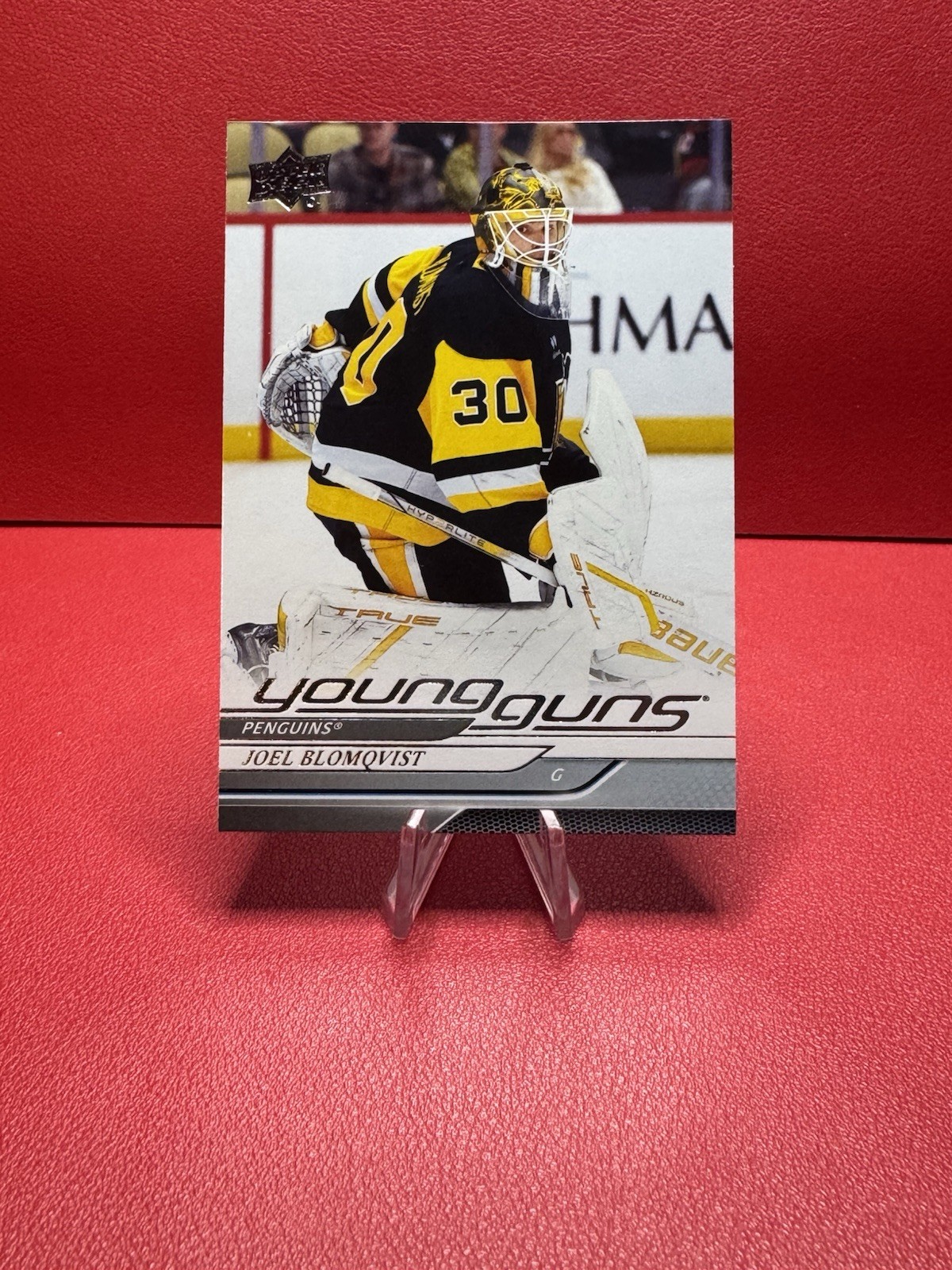 2024-25 Upper Deck Series 2 Young Guns rookie #483 Joel Blomqvist Pittsburgh Pen