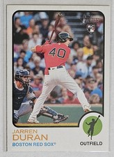 2022 Topps Heritage Jarren Duran #211 (RC) Boston Red Sox Rookie