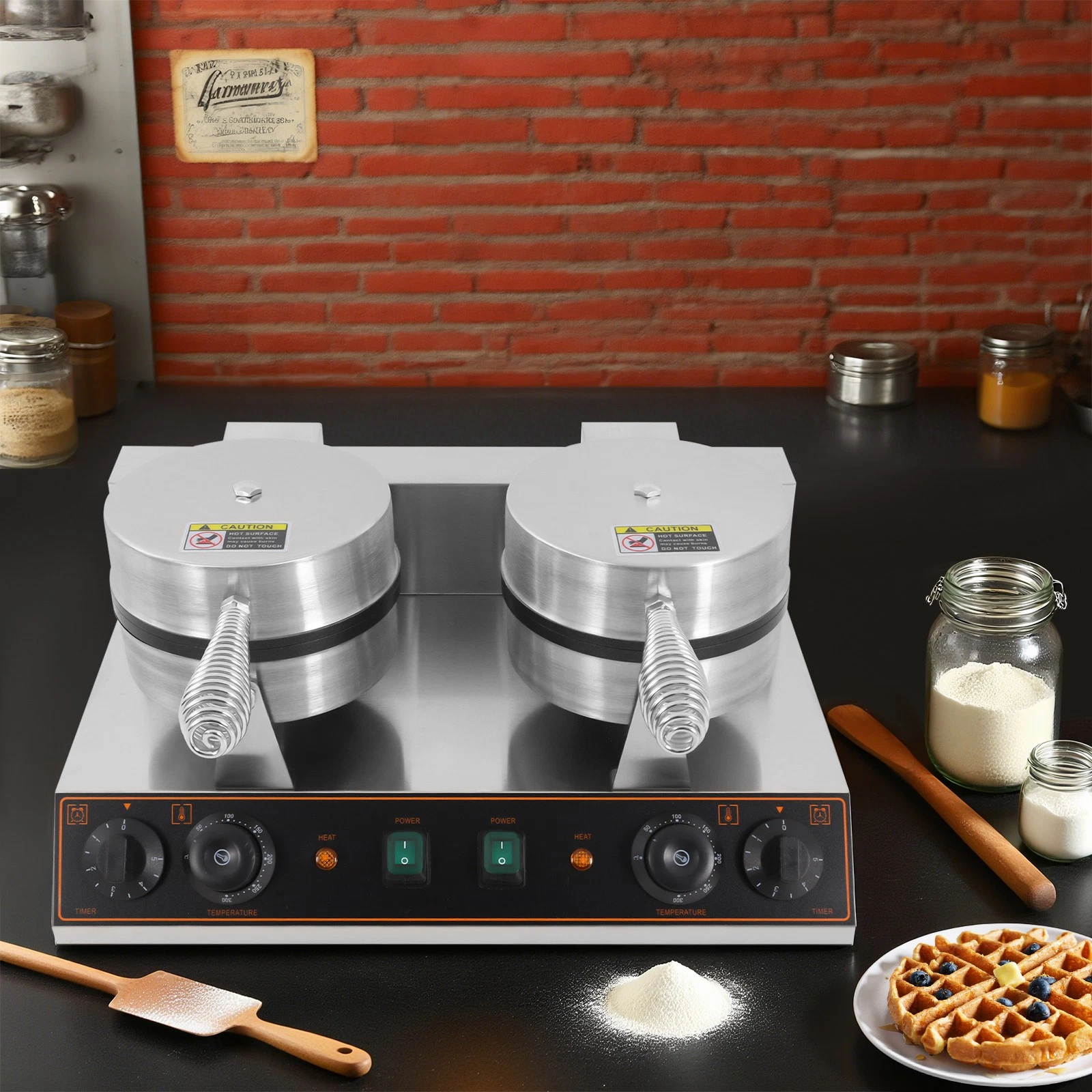 Waffle Maker, Electric Waffle Maker, Electric Waffle Machine
Opens in a new window or tab
