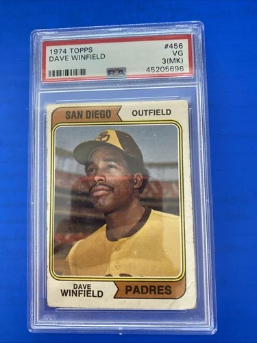 1974 Topps - Dave Winfield #456 (RC) PSA 3