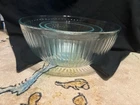 Pyrex Mixing Bowls Ribbed Glass Clear 401, 402, 404