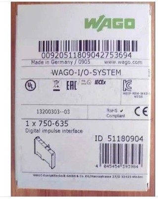 750-635 New In Box WAGO 750-635 Digital Impulse Interface Module 750635