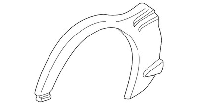 Genuine GM Wheel Opening Molding 12534788