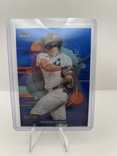 2025 Topps Finest Giancarlo Stanton Blue Refractor /150
