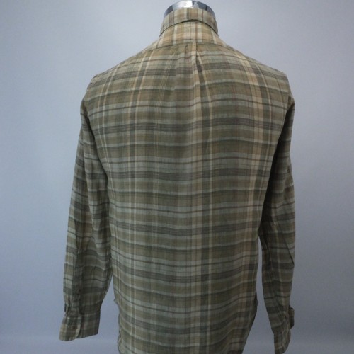Camisa Polo Ralph Lauren de Lino a Cuadros Para Hombre XS Manga Larga Abotonada 2 Bolsillos - Imagen 4 de 13