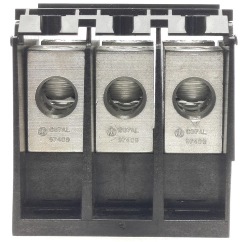 Marathon 1323580 CH Stromverteilungsblock, 3-polig, 1-Leitung 6-Last, 175A 600V - Bild 4 von 5