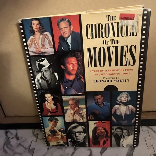 Vintage The Chronicles of The Movies Leonard Maltin 1991 Hardcover 1929-1990 VG