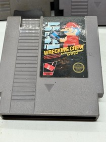 Nintendo NES Lot Of 3 Super Mario Bros Duck Hunt & Wrecking Crew Tested Working 