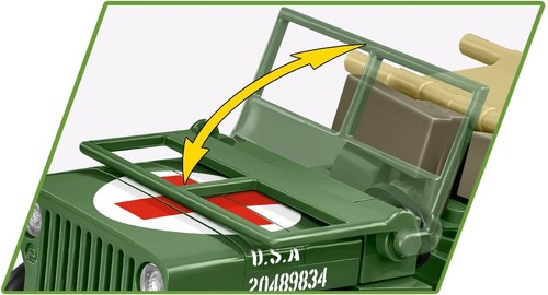 5902251022952 Blocks Medical Willys MB Cobi Klocki - 第 5/9 張圖片