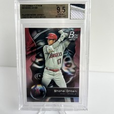 2023 Bowman Platinum Shohei Ohtani #68 Graded GEM MINT 9.5 With Jersey Patch HOT