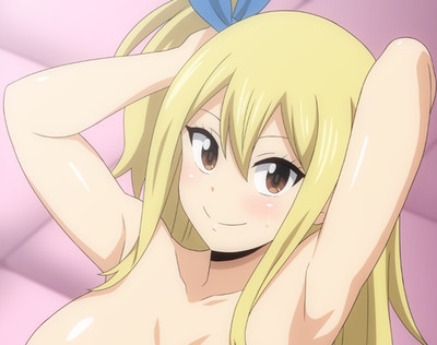 Fairy Tail Lucy Heartfilia full artwork waifu anime print #97