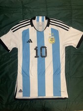 Adidas Argentina Player Issue Messi Home Jersey 2022 HF2157