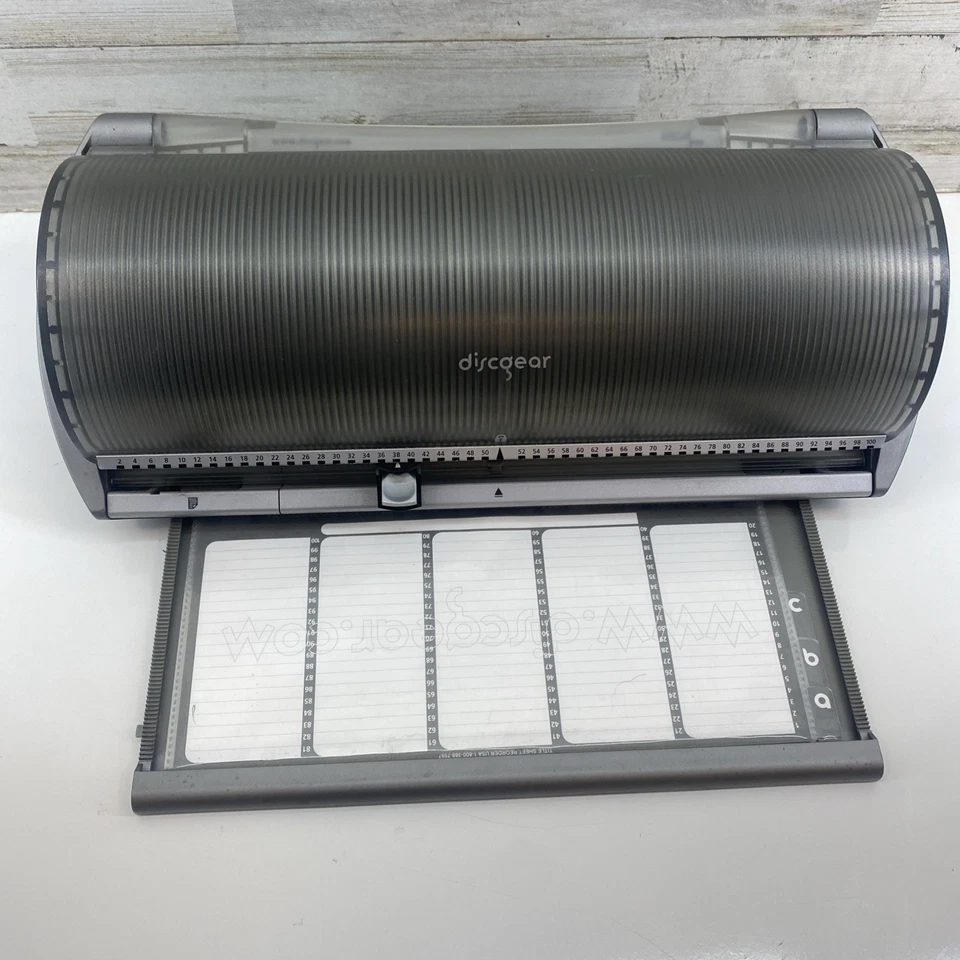 Sistema de almacenamiento y recuperación DISCGEAR Selector Series 100 CD/DVD gris Foto 2 de 4