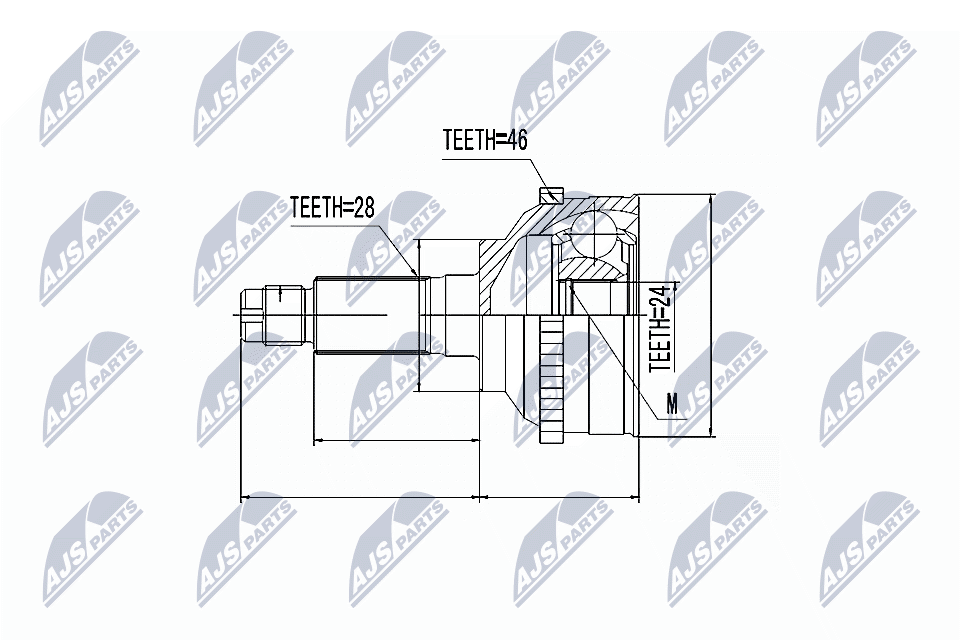 Fits NTY NPZ-KA-326 OUTER CV JOINT ⭐UK Stock⭐ - Image 4