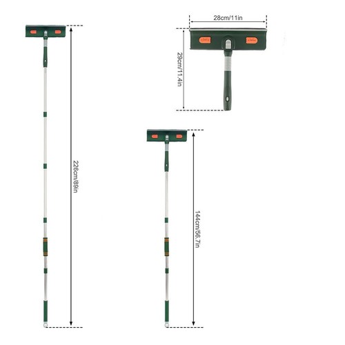 Wischmopp für Deckenfenster und Böden leichtes effizientes Design mit 172 cm - Bild 2 von 20