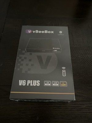 VSeeBox V6 Plus NIB 2025 4K Ultra HD Android TV Box Stream & Replace Cable