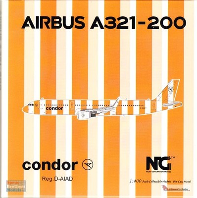 NGM13040 1:400 NG Model Condor Airbus A321-200 Reg #D-AIAD 2022 New Colors